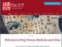 Tablet Screenshot of pingtcm.com